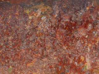 texture of rusty metal