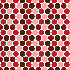 polka dot circles pattern