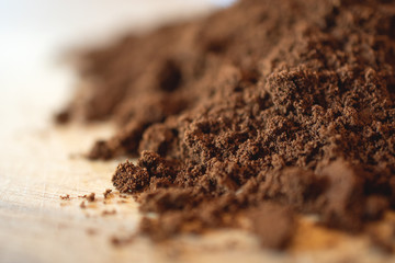 Kaffeepulver gemahlener Kaffee