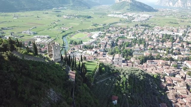 aerial view of riva del garda