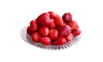 fresh strawberry in a bowl