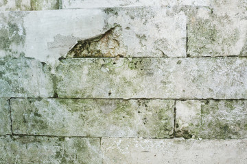 Texture of white brick wall. Stone background
