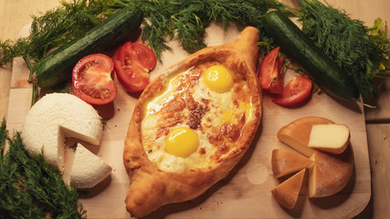 food restaurant cafe Georgian food khachapuri