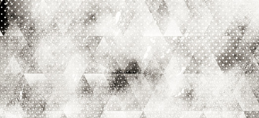 watercolor geometry hexagonal and triangle abstract pattern