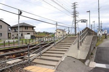 田畑駅前（長野県南箕輪村）,tabata station,iida line,minamiminowa village,nagano pref,japan