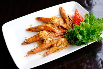 grilled shrimp with tamarind sauce