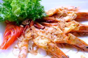 grilled shrimp with tamarind sauce