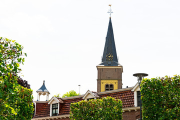 Fototapeta premium Tower of Heilige Antonius Abt. Church in Wijchen, The Netherlands