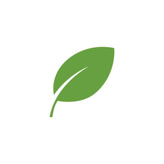 Logos of green Tree leaf ecology nature element