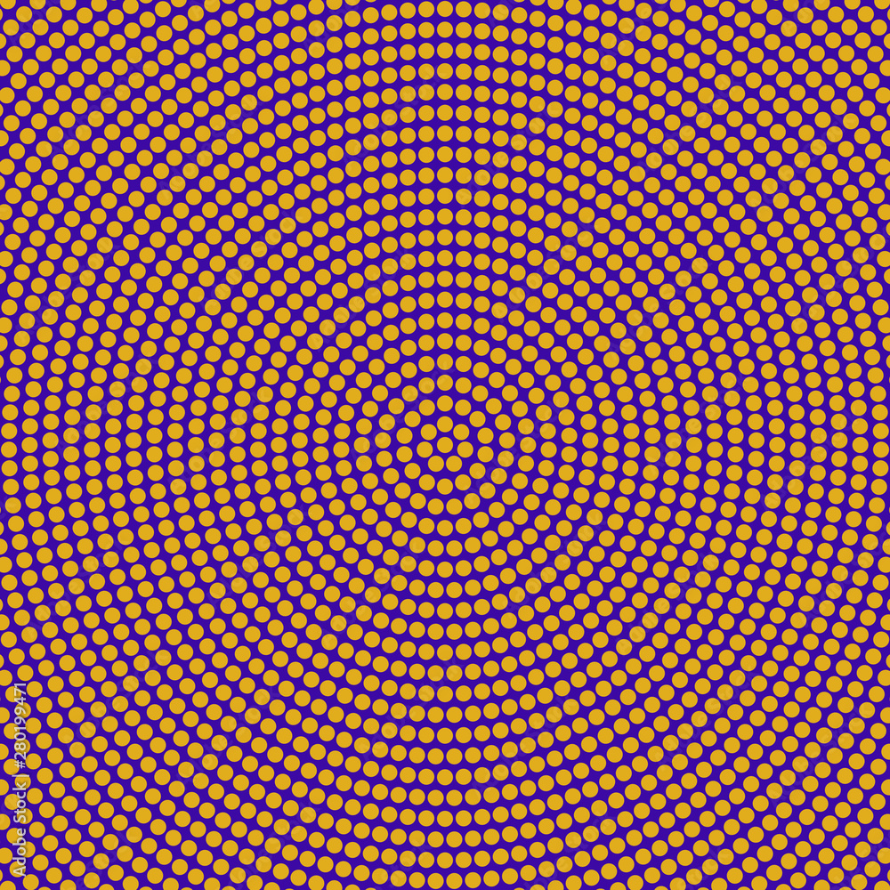 Poster halftone retro round circle pattern background - color abstract vector illustration