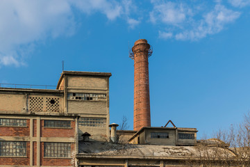 Fototapeta na wymiar Urban exploration / Abandoned cement factory