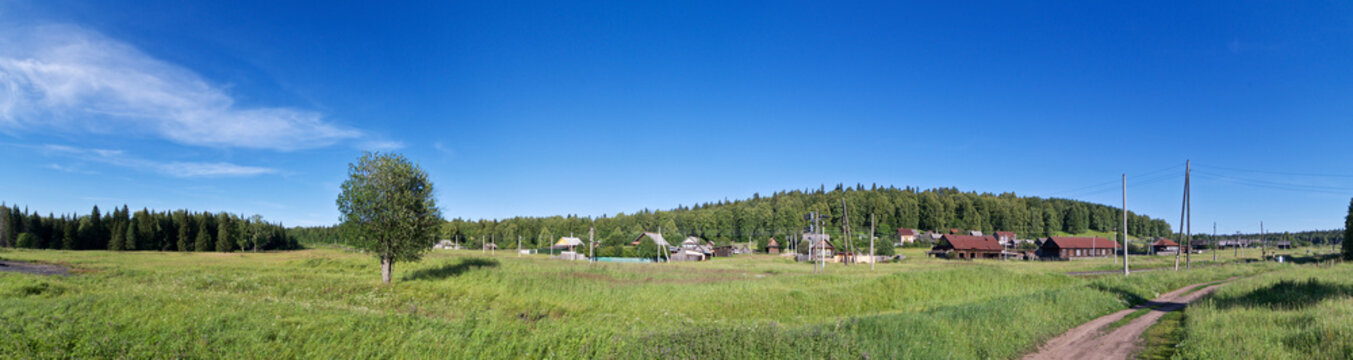Railway station Uglovaya. Yakshur-Bodyinsky district, Udmurt Republic, Russia
