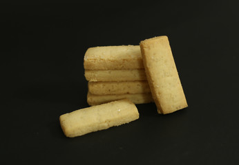 brown sugar on white background