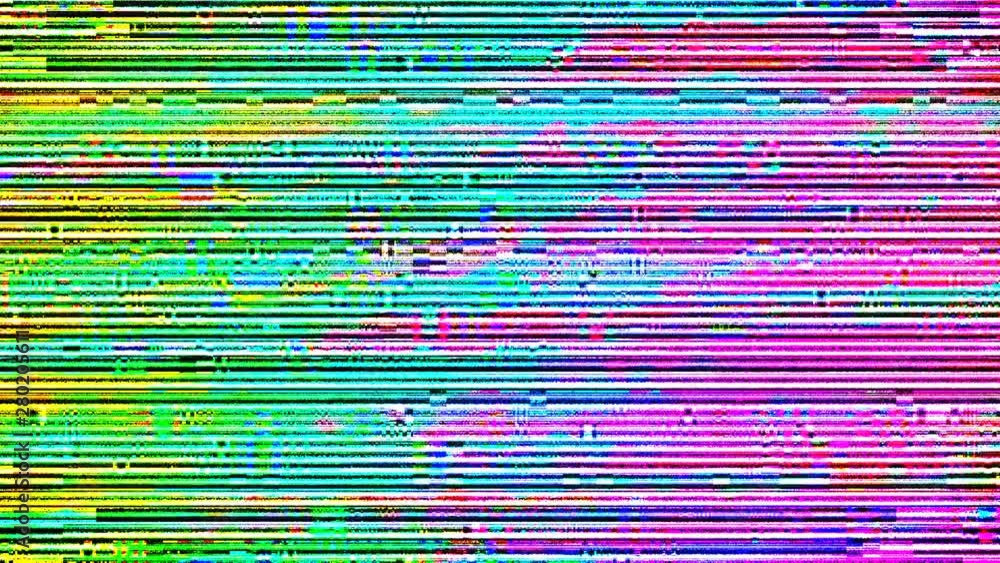 Poster Abstract Screen Digital Pixel Sorting Noise Glitch Error Damage Background