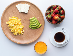 delicious, healthy and good breakfast 