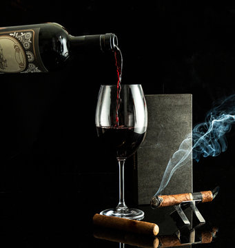 Wine and Cigar