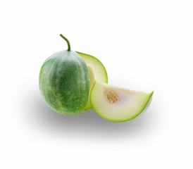 winter melon isolated on white background