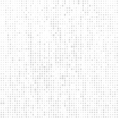 White background  with gray dots  