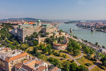 Fototapeta na wymiar Buda Castle in Budapest, Hungary