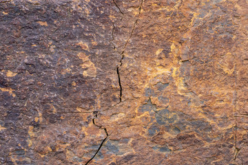 Natural backgound. Texture of slatestone with corrosion pattern