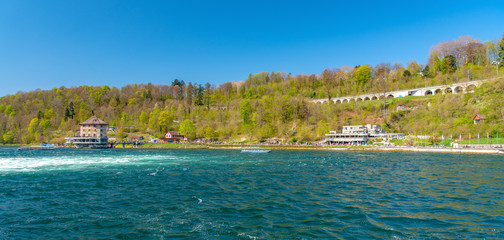 Panorama am Rheinfall
