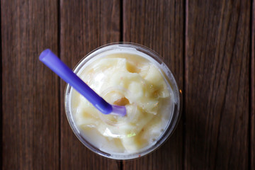 mango smoothie or mango yogurt smoothie