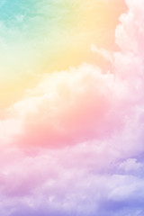Fototapeta na wymiar Cloud background with a pastel colour 