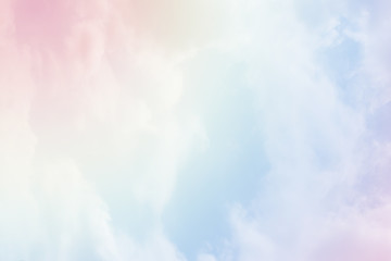 Fototapeta premium Chmura tło w pastelowym kolorze