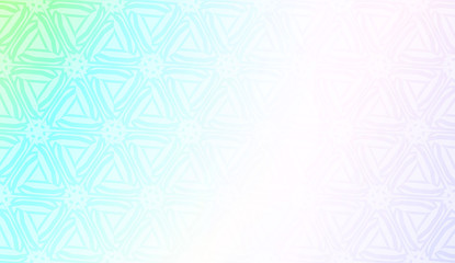 Decorative pattern with geometric ornament. Vector illustration. For fashion print, scrapbooking page, flyer design. Gradient color