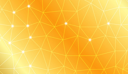 Modern geometrical abstract background with polygonal elements For textures or wallpaper. Vector illustration. Creative gradient color