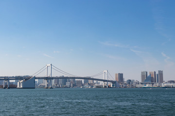 豊洲ぐるり公園からの風景　東京都江東区豊洲