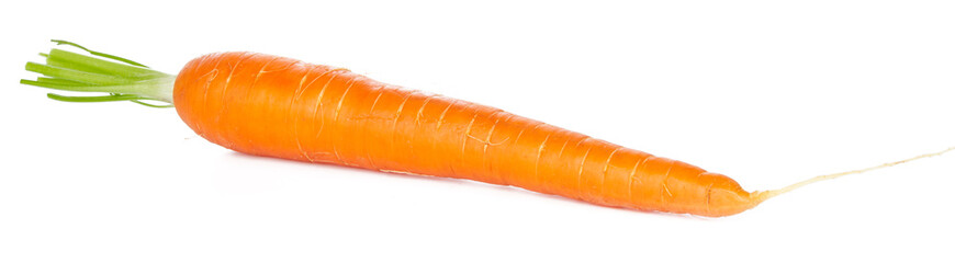 Carrot vegetable isolated on white background cutout