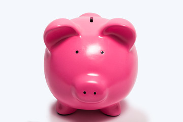 Pinkes Sparschwein Freisteller