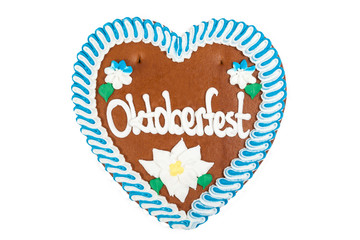Oktoberfest Lebkuchenherz Freisteller