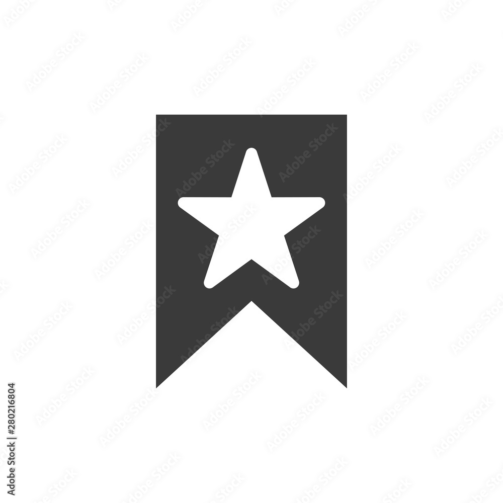 Poster bookmark icon template color editable. bookmark symbol vector sign isolated on white background. sim