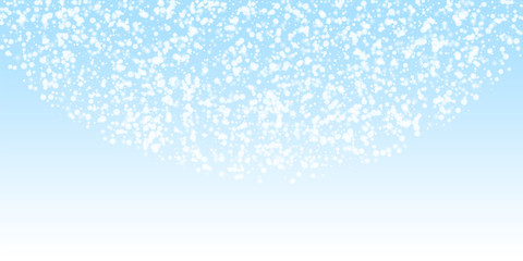 Fototapeta premium Beautiful falling snow Christmas background. Subtl