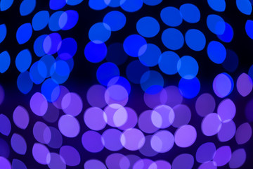 Blurred circles produced by a lens in the out of focus parts of an image.