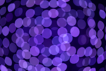 Blurred circles produced by a lens in the out of focus parts of an image.