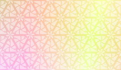 Vector template with Modern geometrical abstract pattern. Gradient color