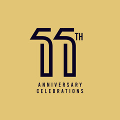 11 Th Anniversary Celebration Vector Template Design Illustration