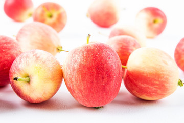 Fresh fruit white sea quince fruit on white background