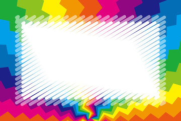#Background #wallpaper #Vector #Illustration #design #free #free_size #charge_free #colorful #color rainbow,show business,entertainment,party,image  背景壁紙,虹色,コピースペース,タイトルスペース,名札,プライスタグ,カラフルイラスト素材,キッズ,