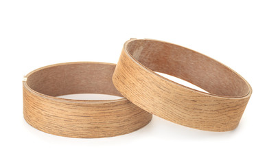 Two rolls of decorative wood molding trims