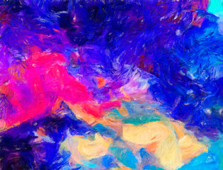 Abstract painting art for sale. Stock. Hand drawn on canvas. Multi color artistic background. Pattern for design handmade printed production. Art print for canvas or poster. Unusual modern texture.