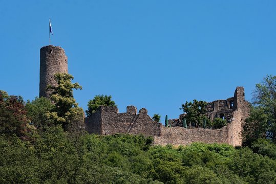 Burg Windeck in Weinheim an der Bergstra&szlig;e in Baden-W&uuml;rttemberg, Deutschland 