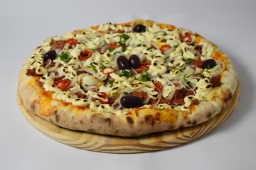 pizza de calabresa apimentada