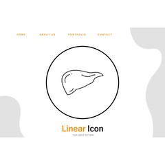  Liver icon for your project