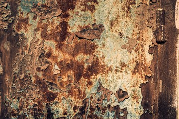 Old brown paint. Vintage old background