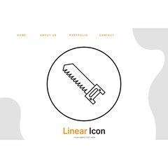 Saw icon for your project