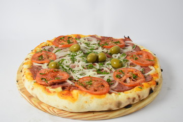 Pizza de calabresa